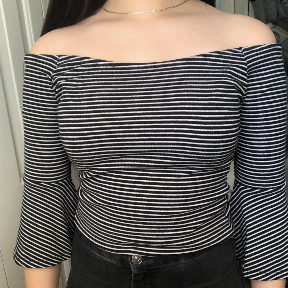 A mid length shirt